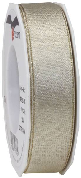 Zierband Glitter gold 79 2520-104 Satin 25 mm 20 m