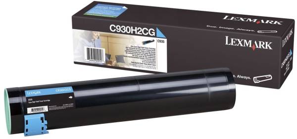 LEXMARK Lasertoner HY cyan C930H2CG