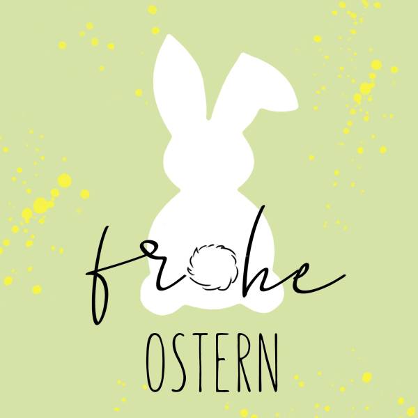 ATELIER Osterserviette 33x33cm Frohe Ostern 1211-24300 3lag Hase