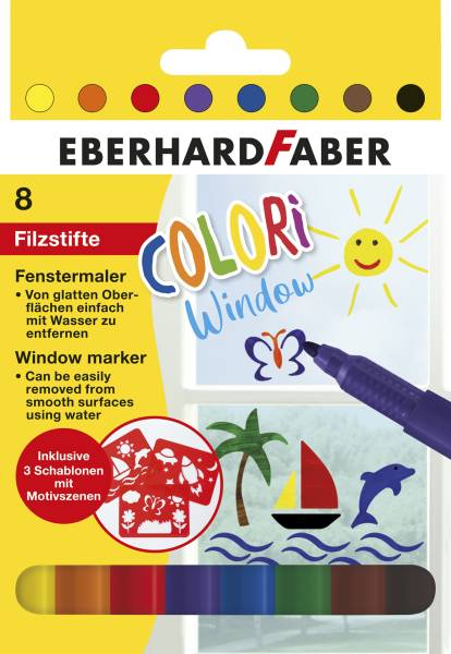 EBERHARD FABER Windowmarker 8ST Colori 1-2 mm 550022