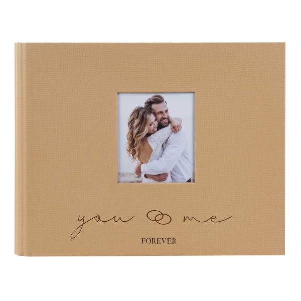 GOLDBUCH Gästebuch Hochzeit you & me forever 47 765 29x23cm braun