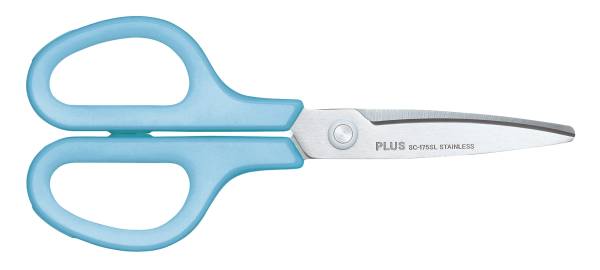PLUS JAPAN Schere Fitcut Curve Linkshänder blau 35055 Smart