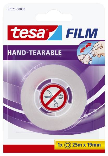 TESA Klebefilm einreißbar 19mm 25m ILM 57520 ohne Abroller