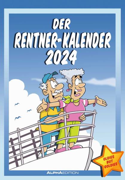 ALPHA Bildkalender Der Rentner-Kalender 160496 23,7x34cm