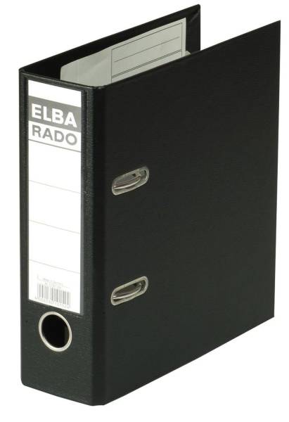 ELBA Ordner A5 hoch 75mm schwarz 100022641