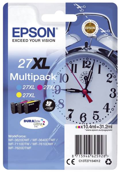 EPSON Value Pack 27XL c,m,y C13T27154012