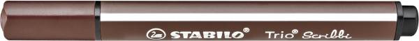 STABILO Fasermaler Trio Scribbi braun 368/945