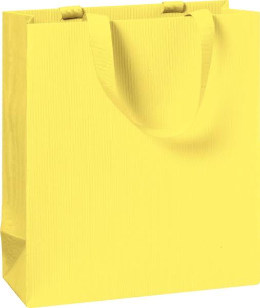 STEWO Geschenktragetasche Uni gelb 2543 7855 96 21x18x8cm