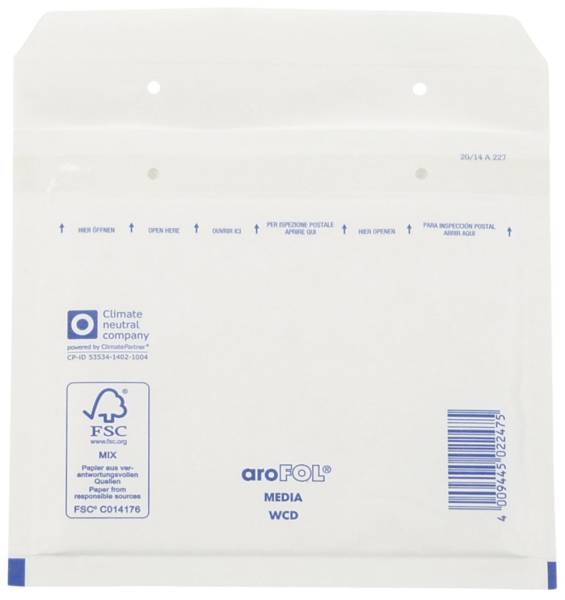 AROFOL Luftpolstertasche 100ST 200x175 weiß CD 2FVAF000113