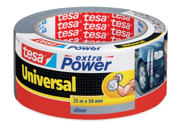 TESA Gewebeband 50mm 25m silber 56388-00000-12 Extrapower