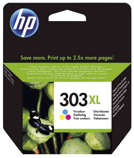 HP Inkjetpatrone Nr.303XL 3-färbig T6N03AE