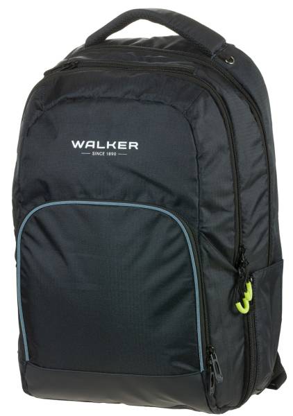 WALKER COLLEGE 2.0 Schulrucksack Wizzard all black 42128-380 31L