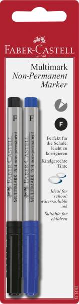 FABER CASTELL Overheadstift 2ST sortiert 151498 F