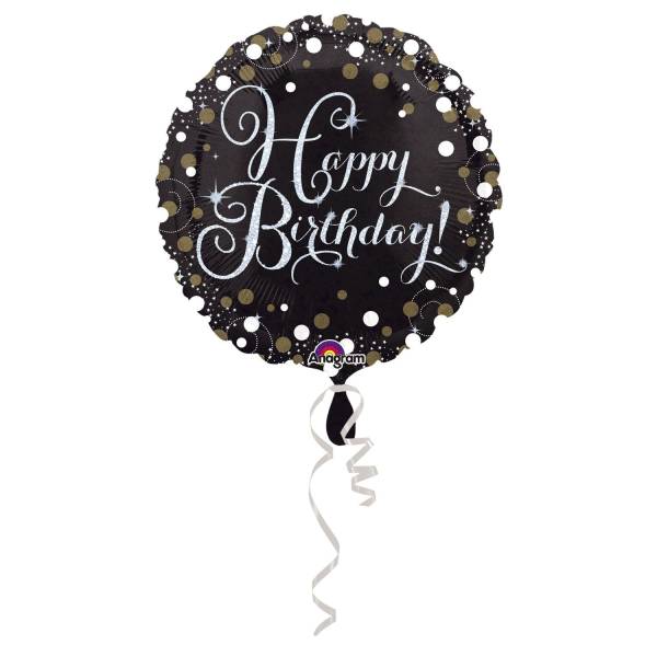 AMSCAN Folienballon Happy Birthday Sparkling 3406201 D43cm