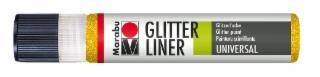 MARABU Glitter Liner 25ml gelb 1803 09 519