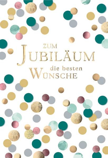 Jubiläumskarte geprägt 4-1088 Schrift