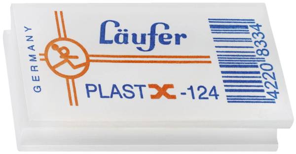 LÄUFER Radierer Plast X-Form 01240 X-124