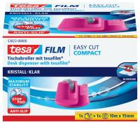 TESA Tischabroller 19mm 33m pink 53823-00000-01 EasyCut