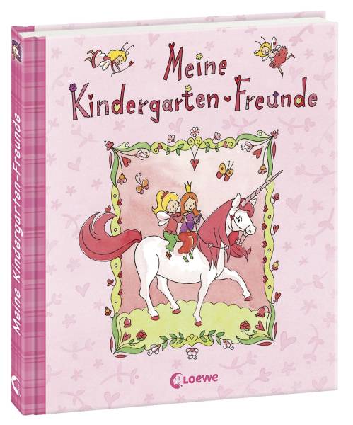 LOEWE Freundebuch Kindergarten 6725-8 Einhorn 19x20,5cm