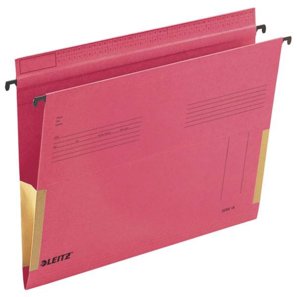 LEITZ Hängetasche rot Serie 18 18160025 m.Leinenfr 320g