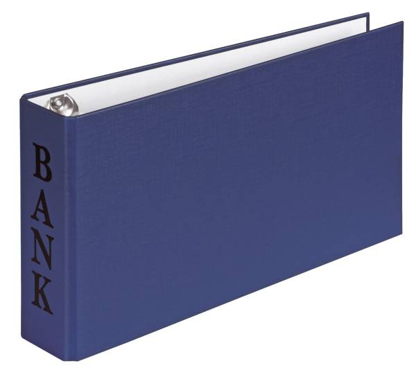 VELOFLEX Bankordner Bank A6 2Rg 30mm blau 4168350