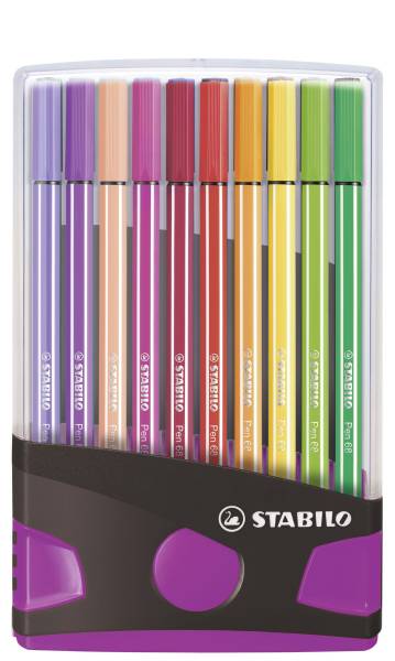 STABILO Faserschreiber 20ST Pen68 antr./pink 6820-04-03 ColorParade
