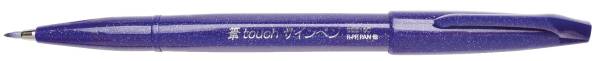 PENTEL Faserschreiber SignPen violett SES15C-V Pinselspitze 0,2-2mm