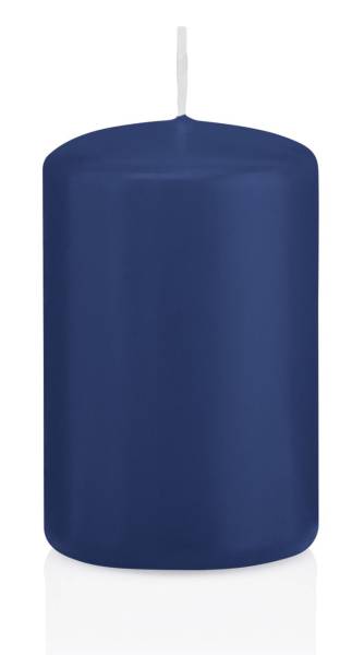 Stumpenkerze 80x50mm dunkelblau 18108.006