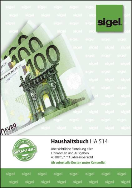 SIGEL Haushaltsbuch A5 40BL HA514