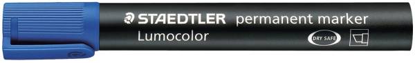 STAEDTLER Permanentmarker Lumocolor blau 350-3 Keilsp. 2-5mm