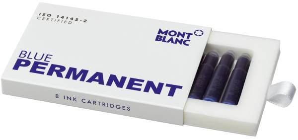 MONT BLANC Tintenpatronen 8ST blau MB128208