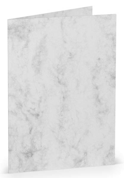 COLORETTI Briefkarte A6 HD 5ST grau marmora 220706514
