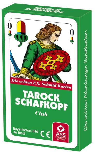 ASS Spielkarten Schafkopf Tarock 22599437 Club Kartonetui bayrisch