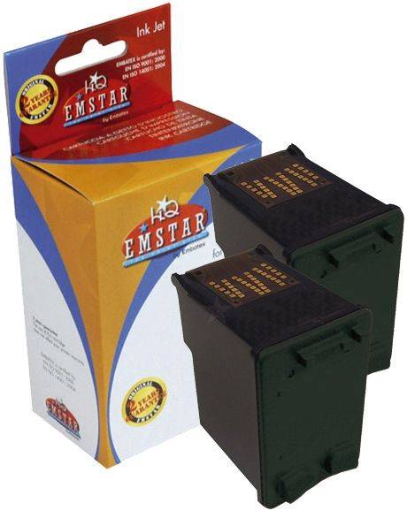 EMSTAR Inkjetpatrone 2 ST schwarz H142 CB331EE