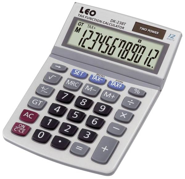 LEO Tischrechner 106x133x26mm BxHxT DK238 12-stellig