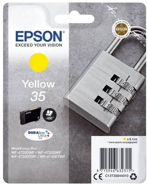 EPSON Inkjetpatrone Nr.35 yellow C13T35844010