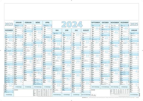 ZETTLER Wandkalender 100x70cm 14Monate 660150/915-0015