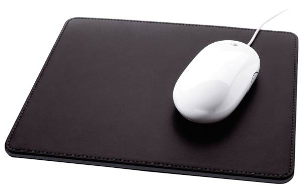 SIGEL Mousepad Lederimitat d.grau/schwarz SA165 eyestyle®