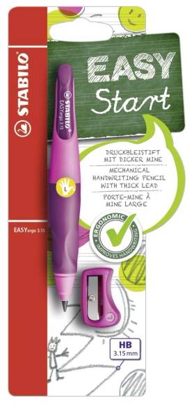 STABILO Druckbleistift 3.15 EASYergo Start pink B-46864-3 links