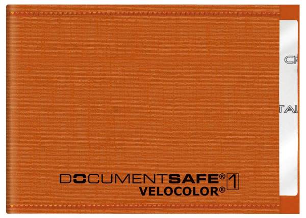 VELOCOLOR Kreditkartenetui Documentsafe orange 3271 330 PP 90x63mm