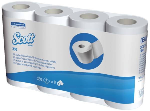 SCOTT Toilettenpapier 8RL hochweiß 8519 2-lagig