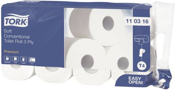 TORK Toilettenpapier Soft 3lagig 110316 8x250BL