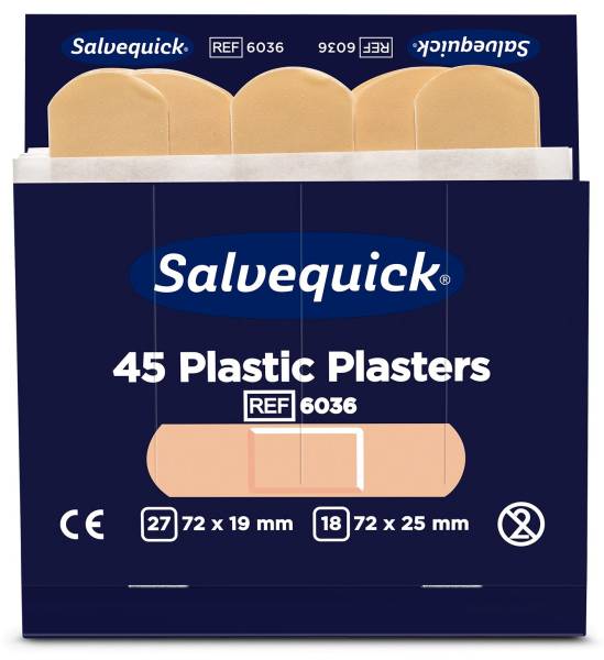 Salvequick Salvequick Pflaster-Strips wasserabwei. 6036