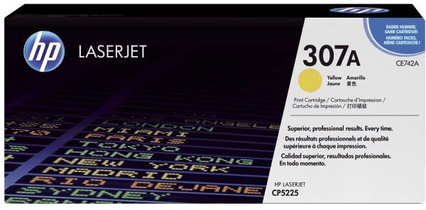HP Lasertoner Nr. 307A yellow CE742A