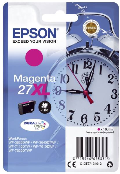 EPSON Inkjetpatrone Nr. 27XL magenta C13T27134012