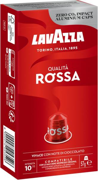 LAVAZZA Kaffeekapseln Espresso Rossa 10ST 57g 5403190002