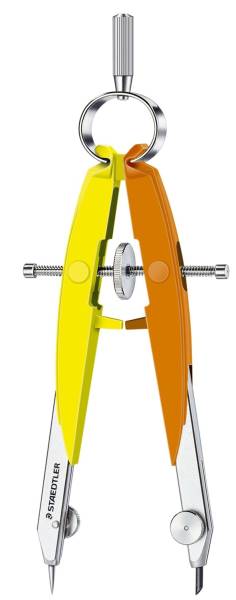 STAEDTLER Geometriezirkel neon gelb orange 556 00-N3 Mars