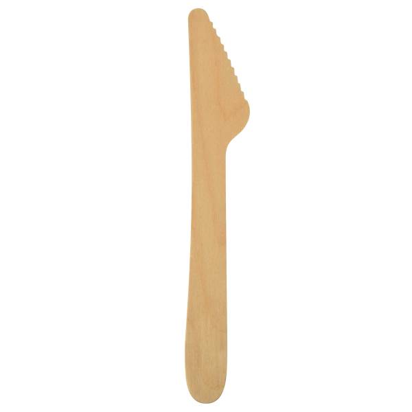 PAPSTAR Messer Holz Pure 16,5cm 100ST braun 18200