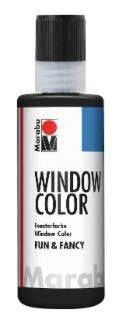 MARABU Fensterfarbe Fun&Fancy schwarz 04060 004 173 80ml