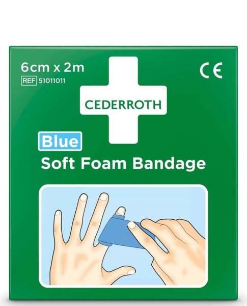Cederroth Pflaster Soft Foam 2m blau 51011011